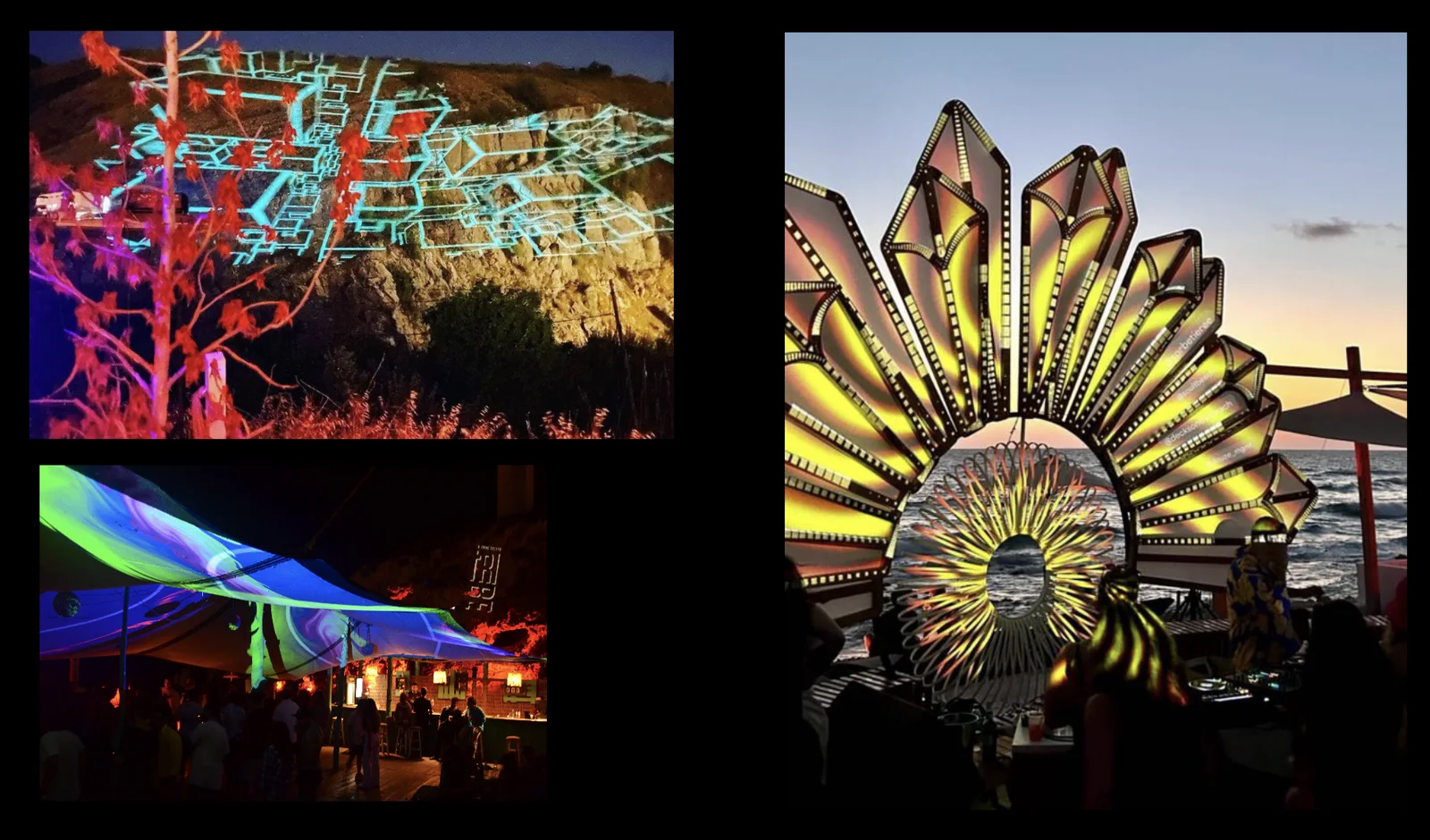 Projection mapping installations by BC Studios